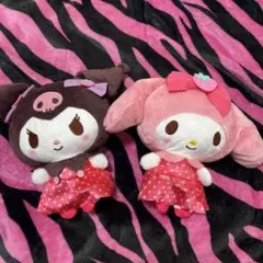 ♥クロミ＆マイメロディ いちごマスコット 2体セット♥