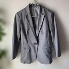 SUITS COMPANY she レディーススーツ グレー M