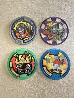 ドラクエ モンスターバトルロード公式大会参加賞缶バッジ4個セット