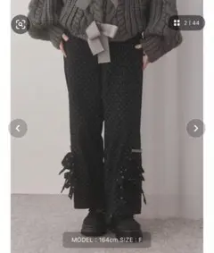 merry jenny タグ付き lulu dot ribbon pants - メルカリ
