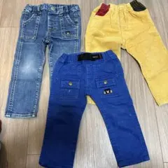 DOUBLE.B ミキハウス パンツ 3点セット 80-90cm