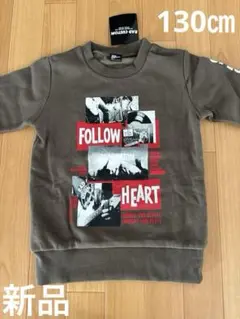 新品　ラッドカスタム　トレーナー　スウェット　裏起毛　綿100% 130㎝