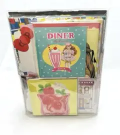 紙モノおすそ分け　265枚（便箋　メモ　デザインペーパー　フレークシールなど）