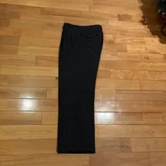 ダークグレー チェック柄 スラックス