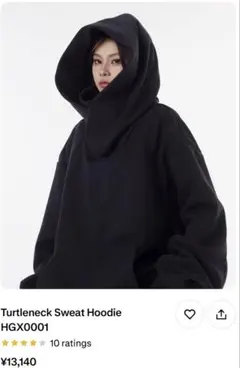 期間限定値下AuroraBoutique タートルネック フーディー XL