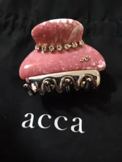【新品】アッカヘアクリップCORALピンクグランデサイズ