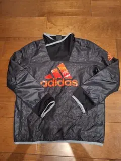 adidas 黒オレンジ ジャージ