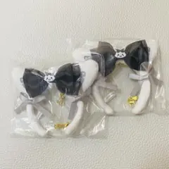 サンリオ ミニカチューシャ 2点 メル ウィッシュミーメル ハロウィン ゴシック