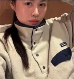 【美品・田中シェン】Patagonia シンチラスナップt S オートミール