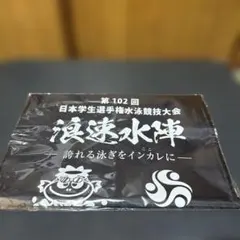 第102回 日本学生選手権水泳競技大会 記念巾着袋