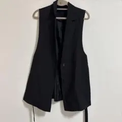 ブラックノースリーブベスト