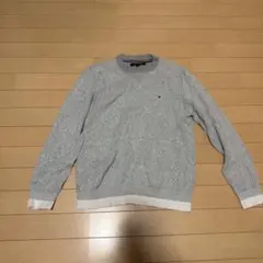 TOMMY HILFIGER クルーネックニット グレー Sのサムネイル
