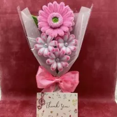 モールフラワー ✩︎⡱枯れないブーケ ✩︎⡱プチブーケ✩⡱ピンクガーベラ