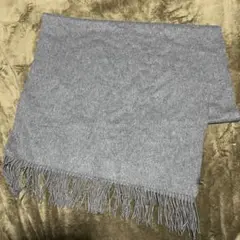 トゥモローランド　カシミヤ100%大判ストール　グレー　マフラー　ショール　定番