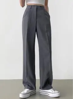 センタープレスストレートパンツai07