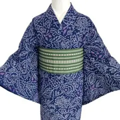 【新品未使用】浴衣絞り SOUBIEN 浴衣 セット レディース 浴衣セット 大人 F 帯 夏 2点