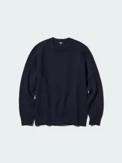UNIQLO ミラノリブクルーネックセーター 22AW 完売品 希少XXL 紺