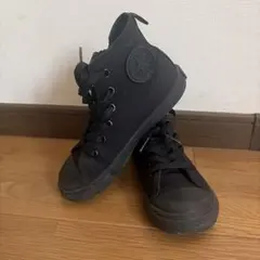 Converse ブラックハイカットスニーカー 19センチ