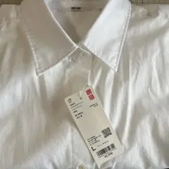 UNIQLO エクストラファインコットン　ブラウス　シャツ　白　L
