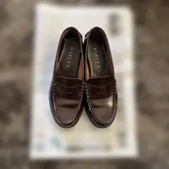 HIRUTA ダークブラウン ローファー