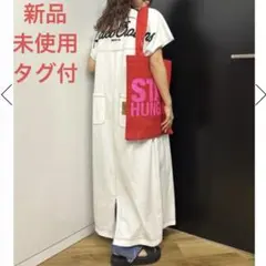 ロデオクラウンズ　ワンピース　デニムポケット　ステッチ　新品未使用　タグ付