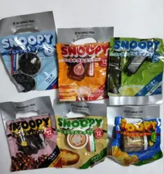 SNOOPY　スヌーピー　ストラップ　６個まとめ売り