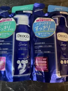 DEOCO スカルプケア シャンプー コンディショナー詰め替えセットのサムネイル