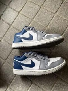 Nike Air Jordan 1 Low グレー/ネイビー