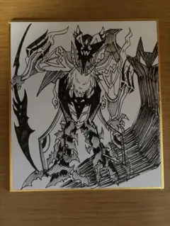 オリジナル手書きイラスト　コウモリ怪人