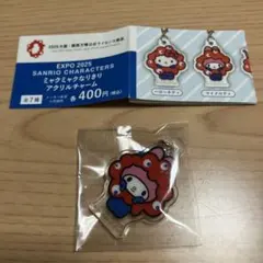 ミャクミャクなりきりアクリルチャーム　マイメロディ