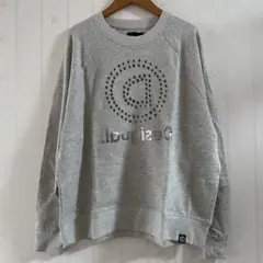 【新品】 Desigual グレー ロゴトレーナー