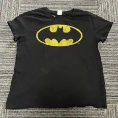 レアUS古着 BATMAN バットマン Tシャツ 黒 L 黄色 DCコミックスのサムネイル