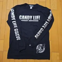 CANDY LIFE ロングスリーブTシャツ XL ブラック