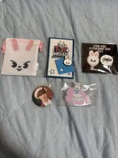 Stray Kids リノ トレカ アクスタ 缶バッジ リノ ストレイキッズ 缶バッチ 缶バッジ 4個セット おまけ写真付