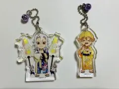 【鬼滅の刃】 宇髄天元 我妻善逸 ローソン 極厚アクリルキーホルダー