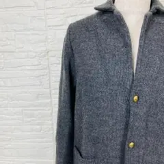 J.PRESS RED LABEL グレー カーディガン LL 金釦