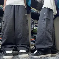 00s NIKE バギー ワイドパンツ ストレート 海外 y2k city 古着 - メルカリ