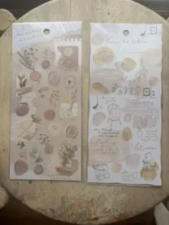 マインドウェイブ　シール2枚セット ラインアンドカラー　ソエル