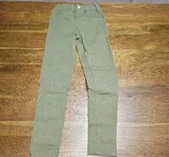 GU オリーブグリーン ロングパンツ 140cm