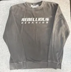 REBELIOUS BEHAVIOR グレー スウェット