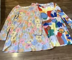 H&M 長袖ワンピース2点セット（135-140）