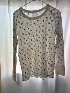 FRUIT OF THE LOOM 長袖 ワッフルカットソー M