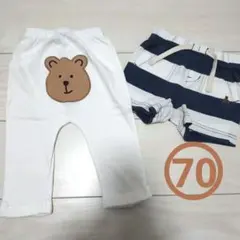 ベビーギャップ ボトムス 2点セット くま 6〜12ヶ月 レギンス