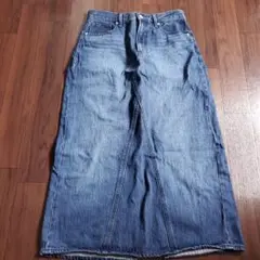 デニムスリットロングスカート UNIQLO