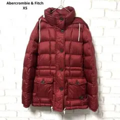 Abercrombie & Fitch ダウンジャケット　コート　赤　XS