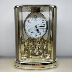 CITIZEN 置き時計 水晶電子時計 リズムクォーツ 年輪Q カエデ材 - メルカリ