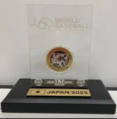 2023年 WBC日本優勝 大谷翔平ゴールドコイン アクリルディスプレー