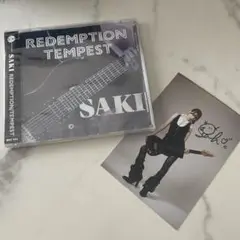 【新品】SAKI REDEMPTION / TEMPEST CD サイン入り写真