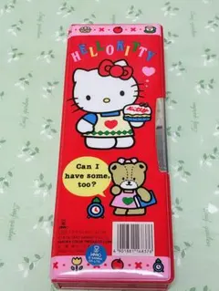 ハローキティ 筆箱 ペンケース 両開き鉛筆削り付き　レトロ当時物