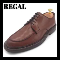 REGAL リーガル JU15 Uチップ 外羽根 ビジネスシューズ 茶 メンズ
